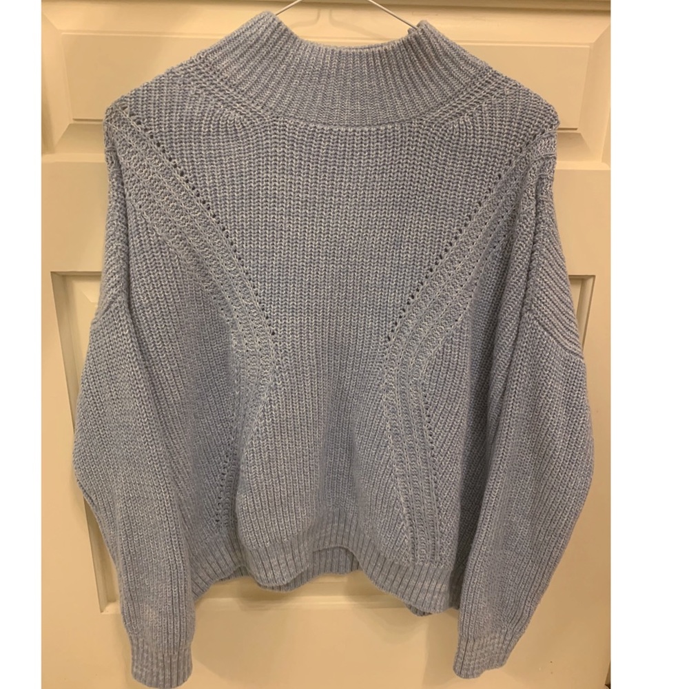 Topshop Light Blue Knit Sweater